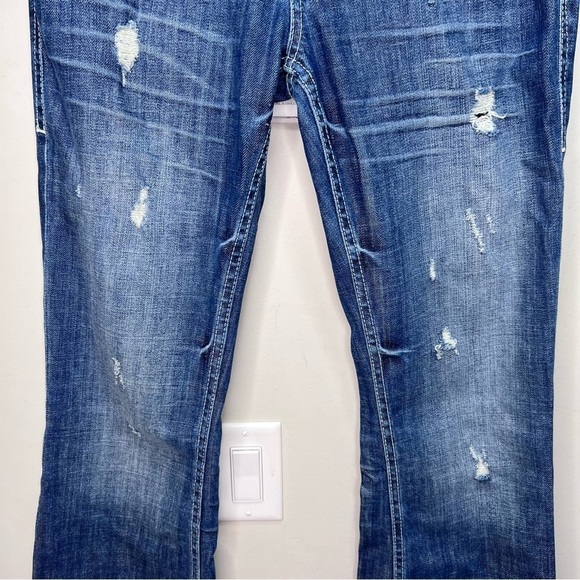 Y2K William Rast Distressed Flare Jeans Size 28 - Picture 5 of 16